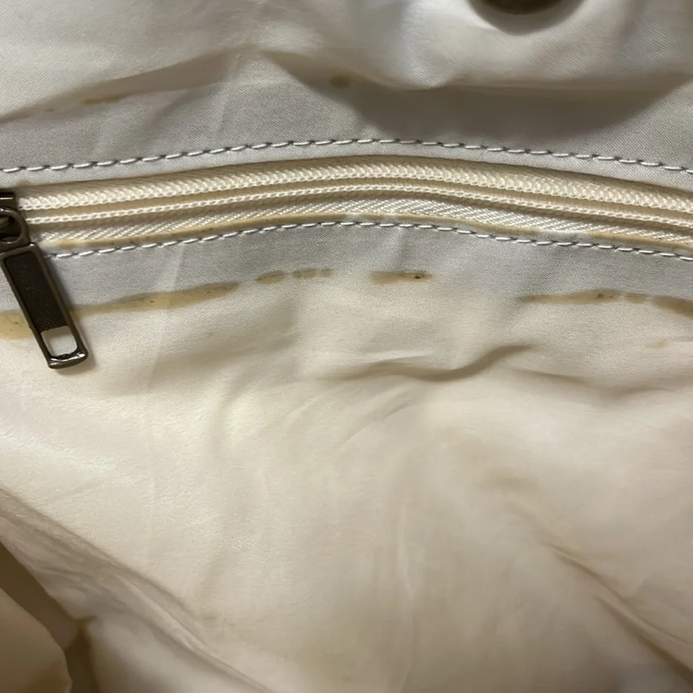 Unbranded black and white striped tote bag 18x24